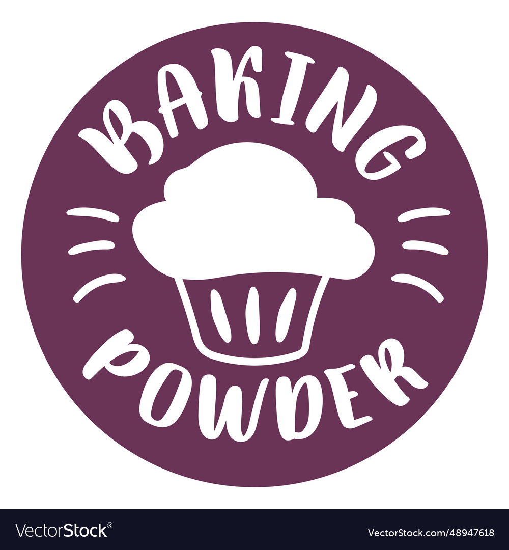 Pantry baking powder label