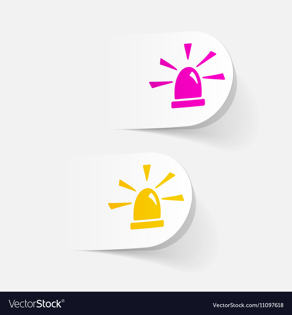 Realistic design element flasher