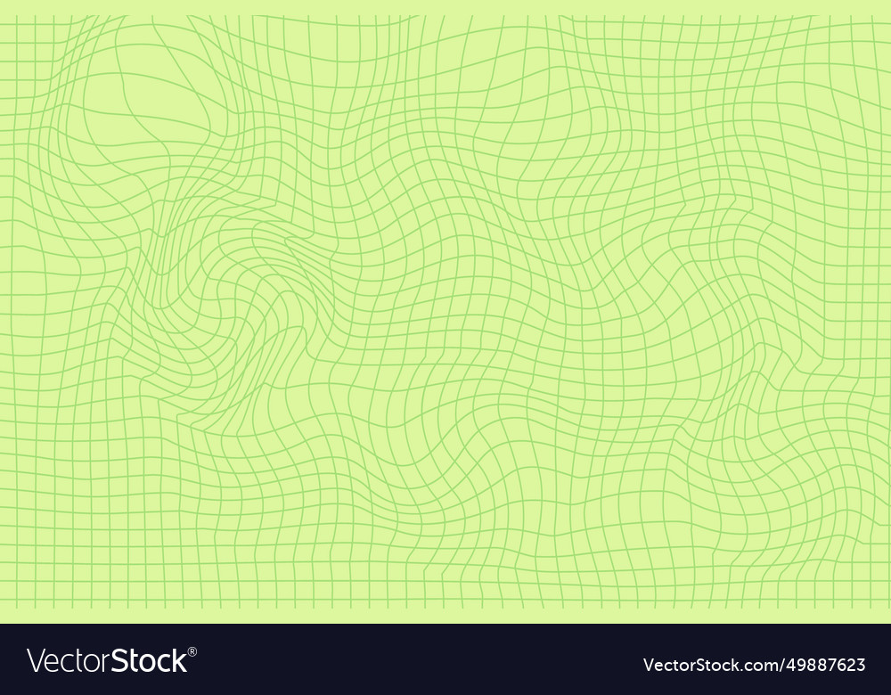 Green retro psychedelic checkerboard pattern vector image Green retro psychedelic checkerboard pattern