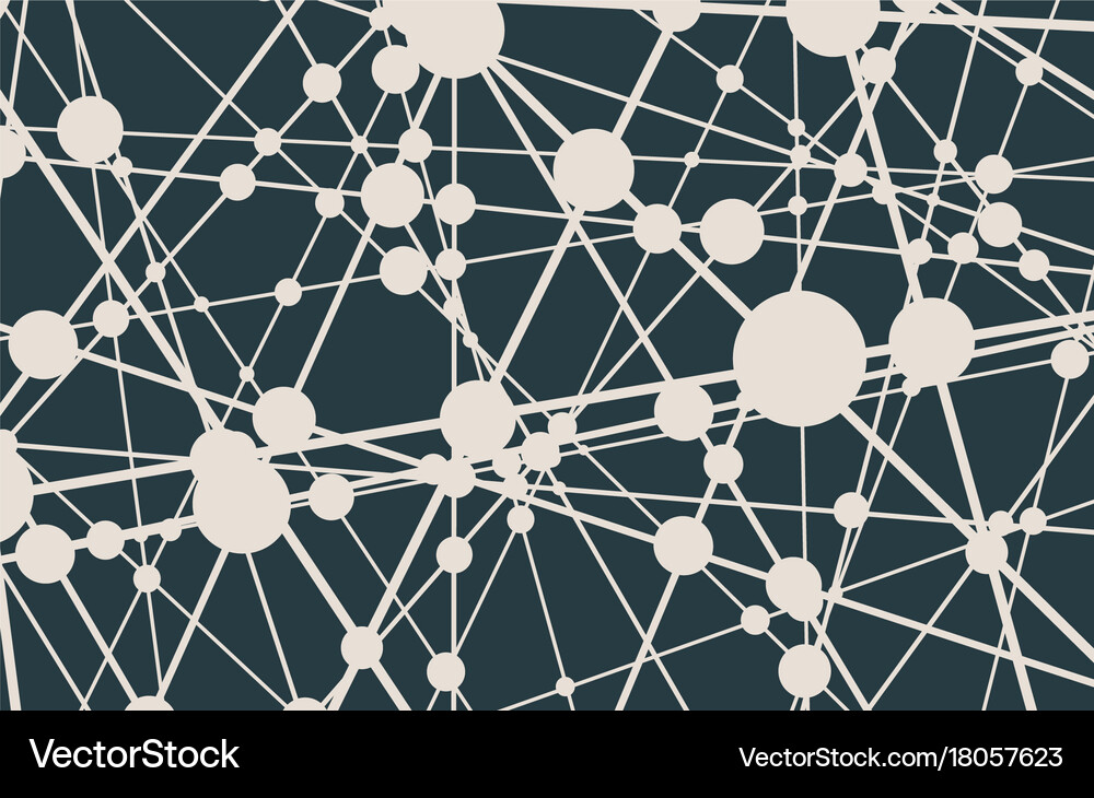 Molecule and communication background Royalty Free Vector
