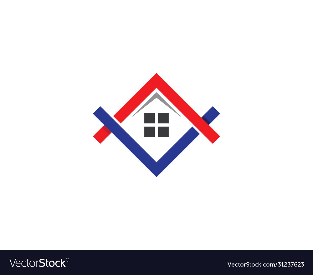 Property and construction logo design Royalty Free Vector