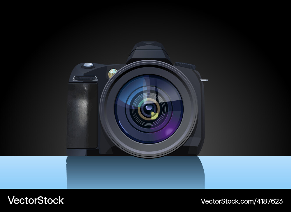 Reflex Vector Reflex camera Royalty Free Vector Image - VectorStock