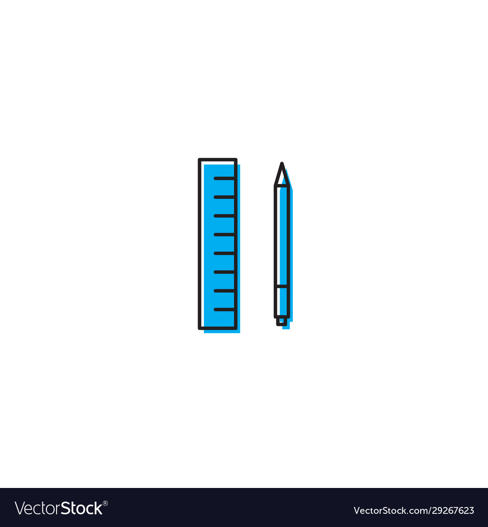 Ruler equipment instrument measurement icon