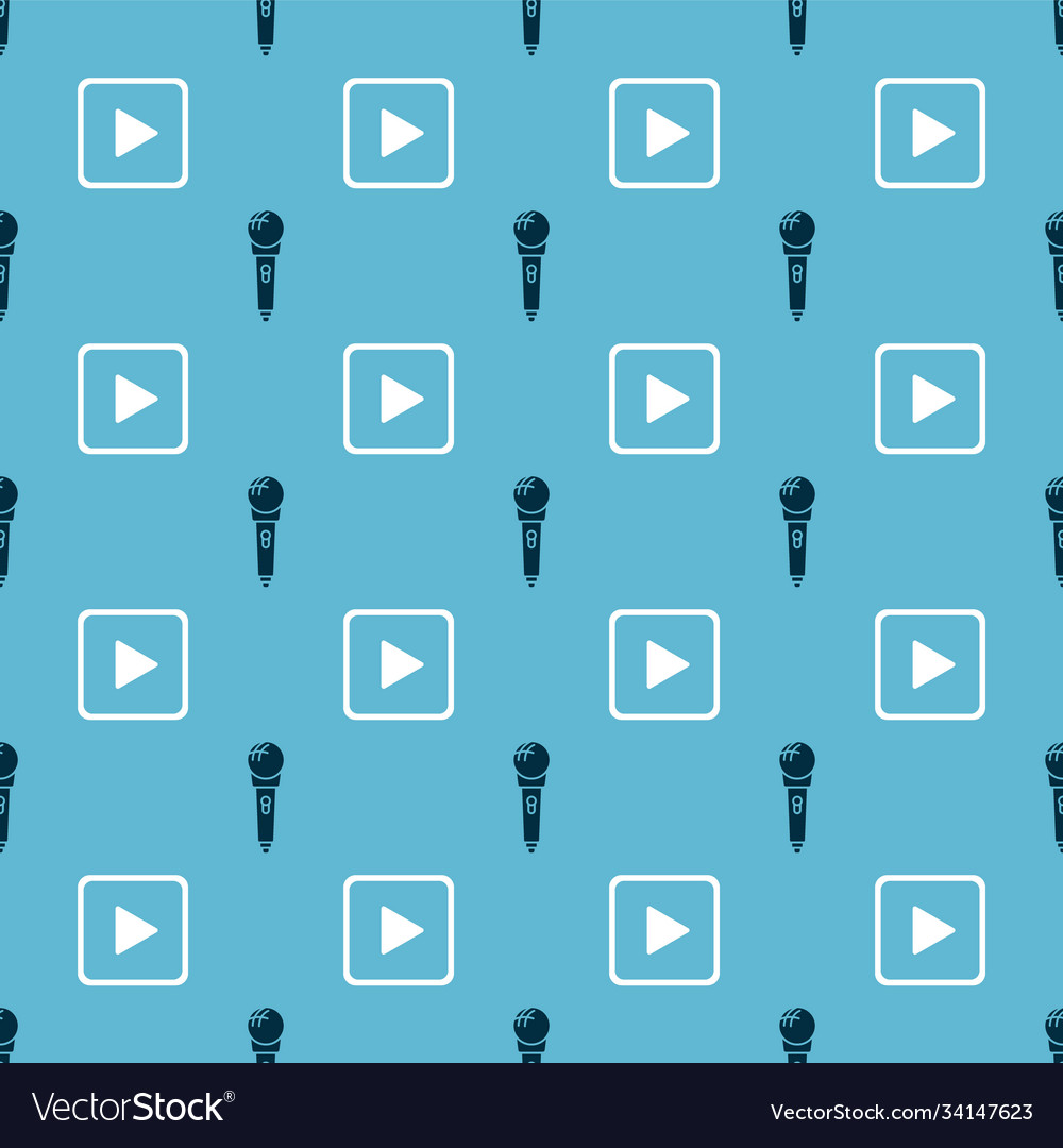 Set microphone and play in square on seamless
