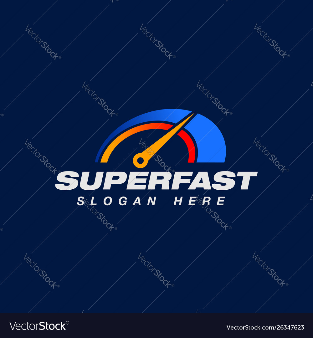 Speedometer icon design template speed indicator vector image Speedometer icon design template speed indicator