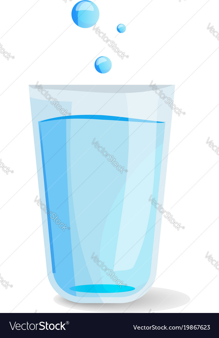 Water drop on light background Royalty Free Vector Image