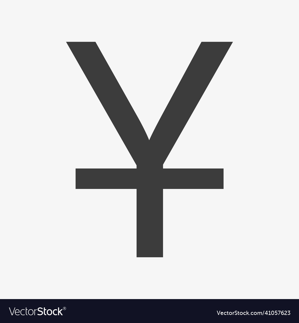 Yuan icon chinese currency symbol cny sign