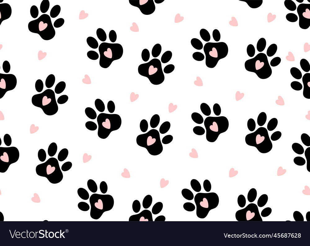 Animal Paw Print Pattern