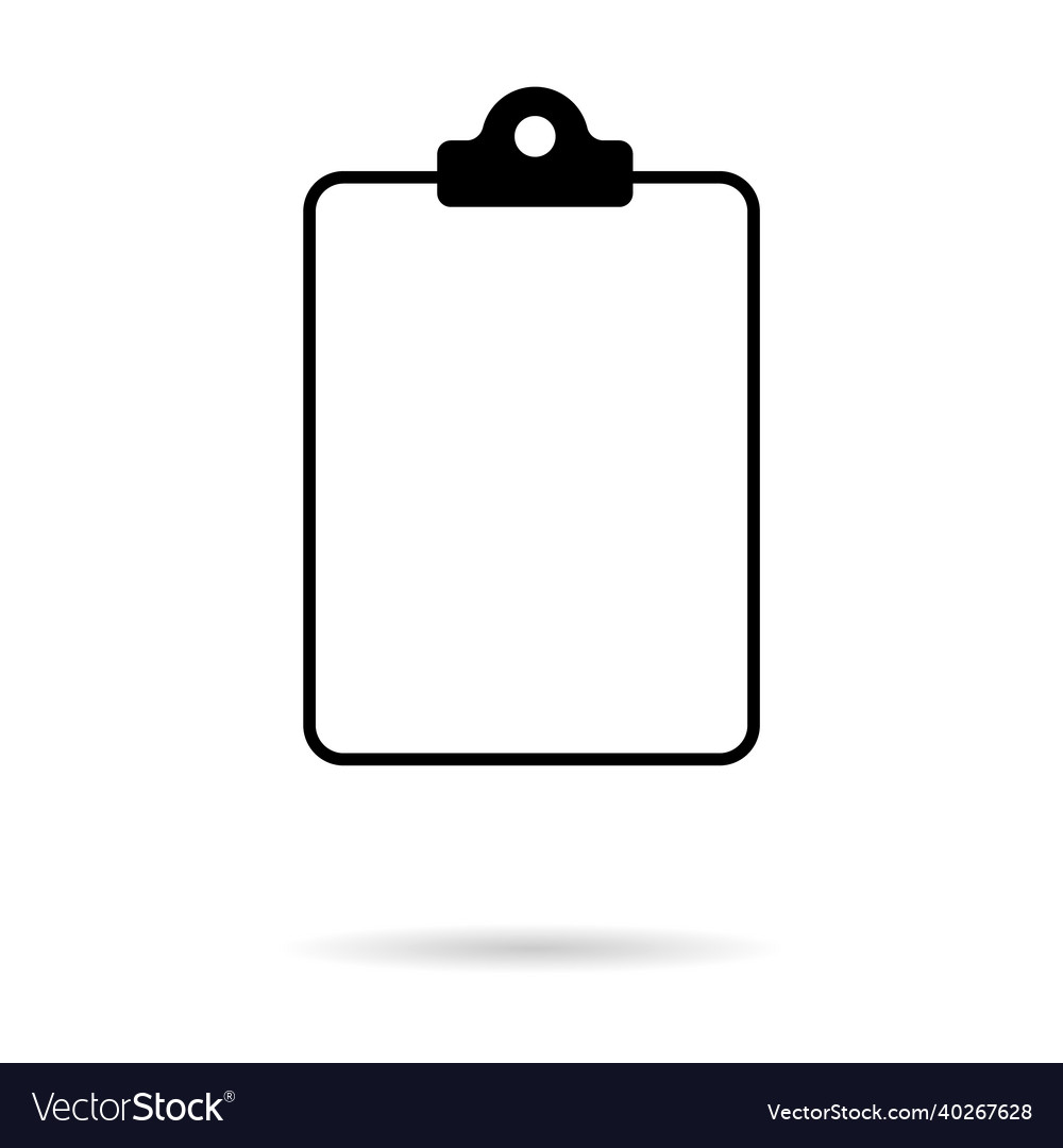 Check list checklist flat web icon with shadow Vector Image Check list checklist flat web icon with shadow