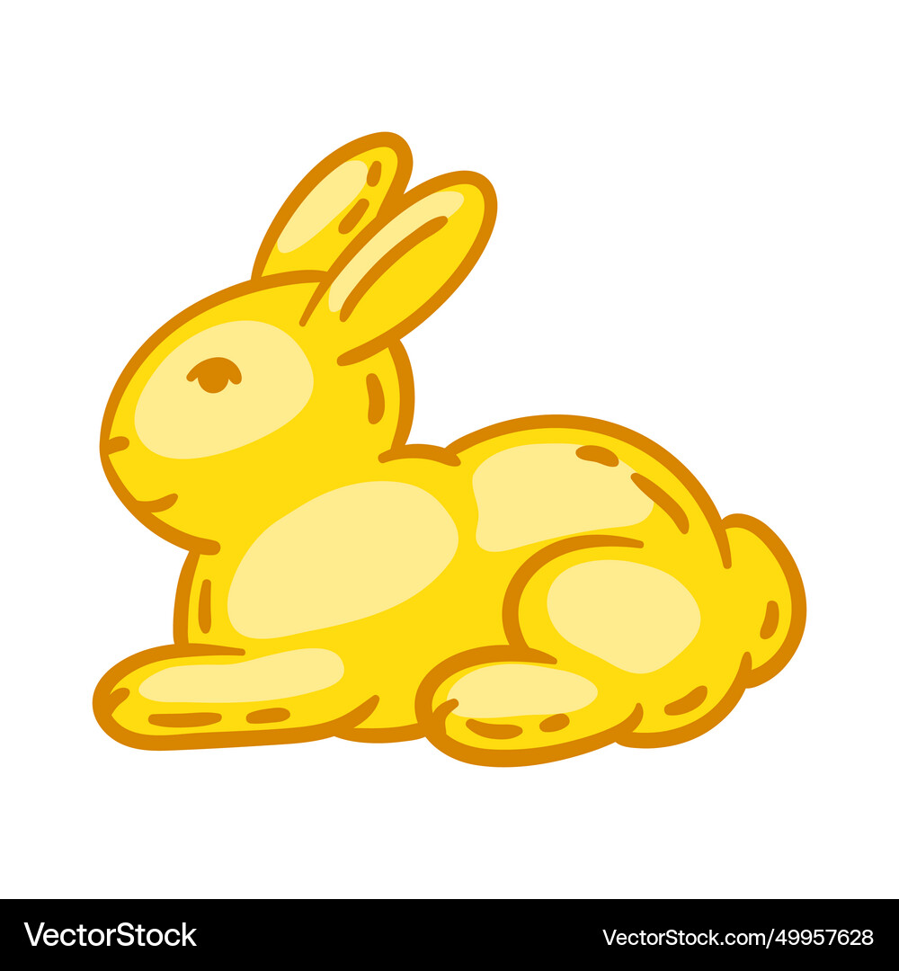 Cute easter bunny Royalty Free Vector Image - VectorStock