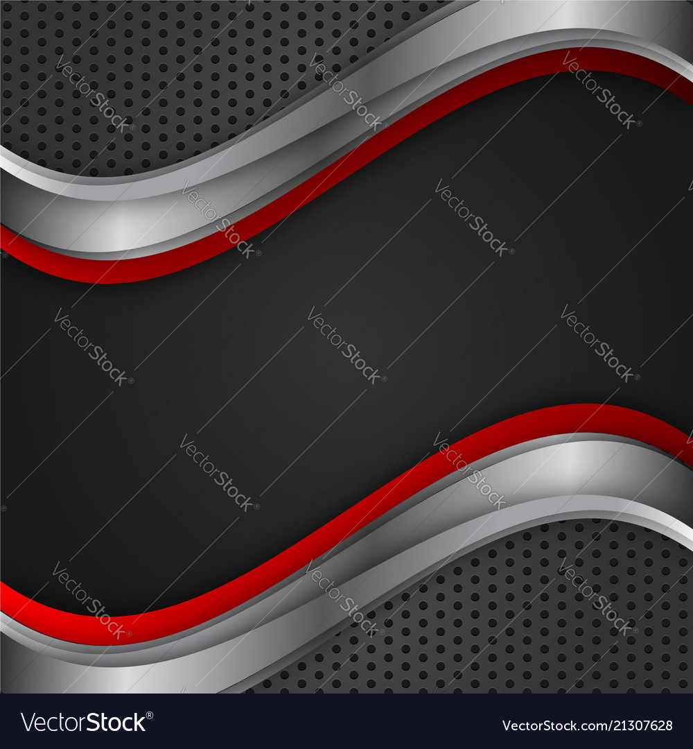 Geometric abstract background red and black color Vector Image Geometric abstract background red and black color