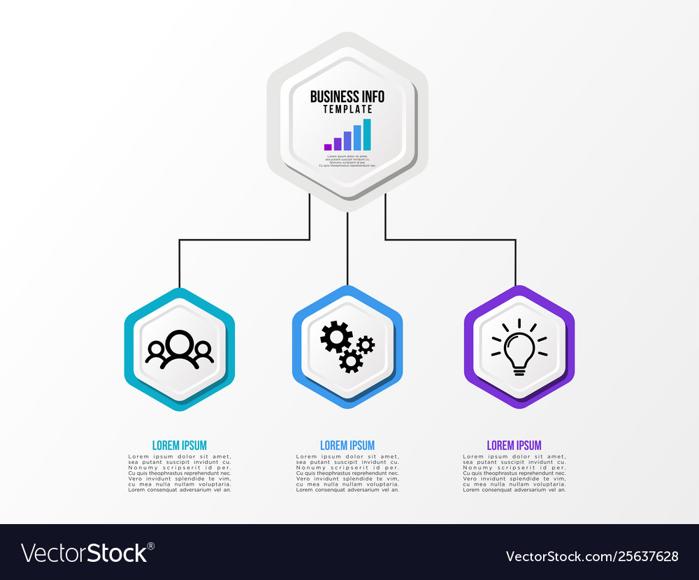 Infographic design template with options steps
