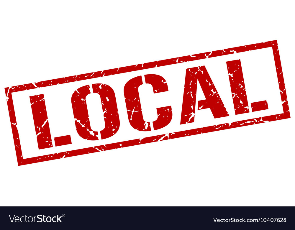 Local stamp Royalty Free Vector Image - VectorStock