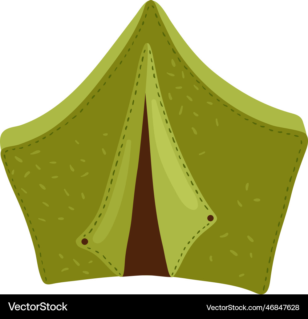 Tent flat icon Royalty Free Vector Image - VectorStock