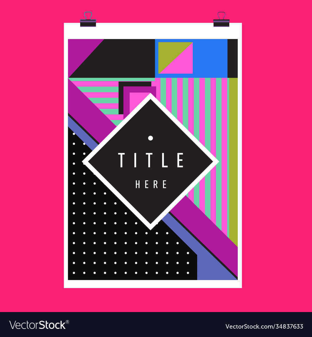 Abstract colorful geometric pattern background