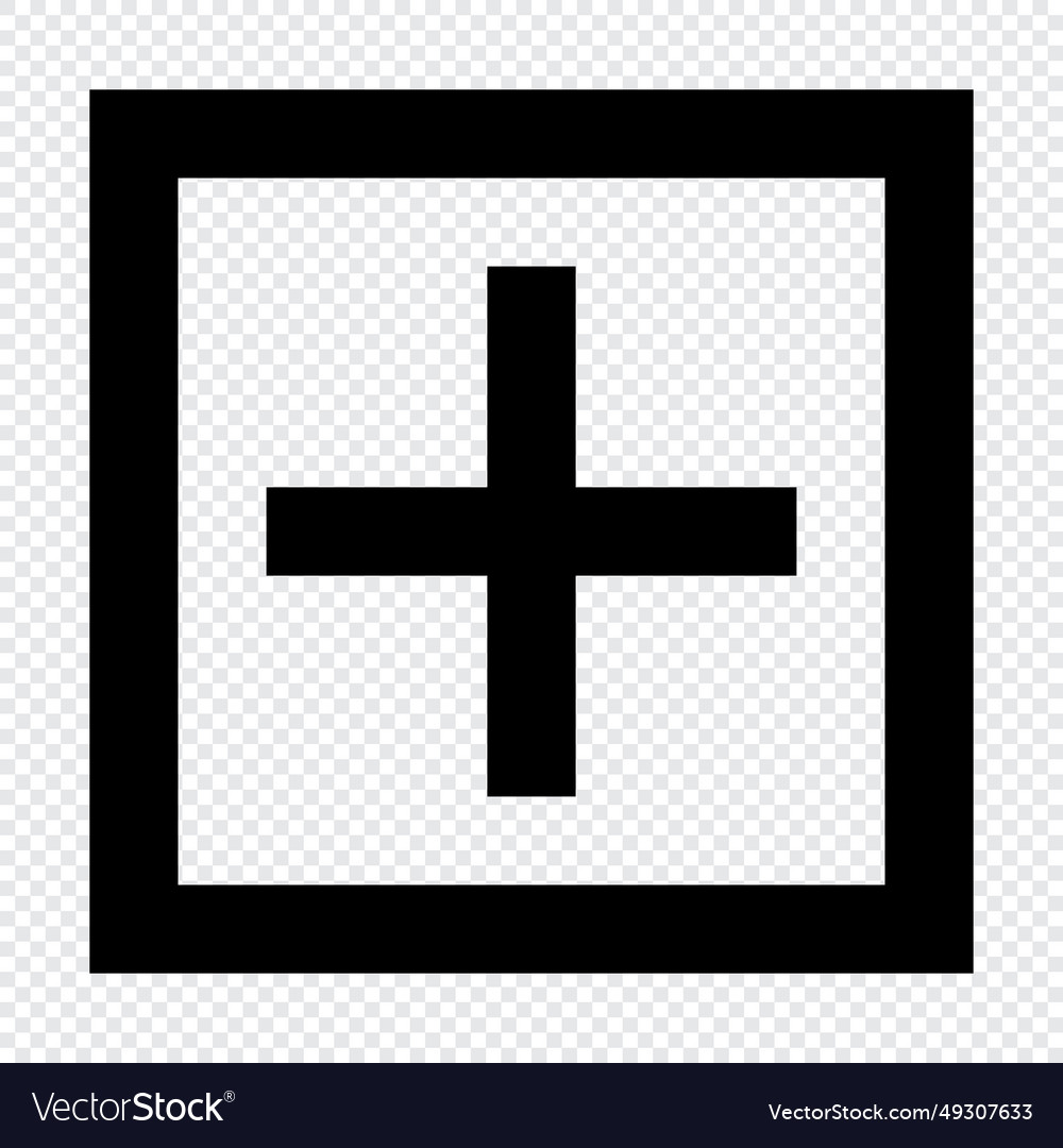 Add icon suitable for website ui design vector image Add icon suitable for website ui design