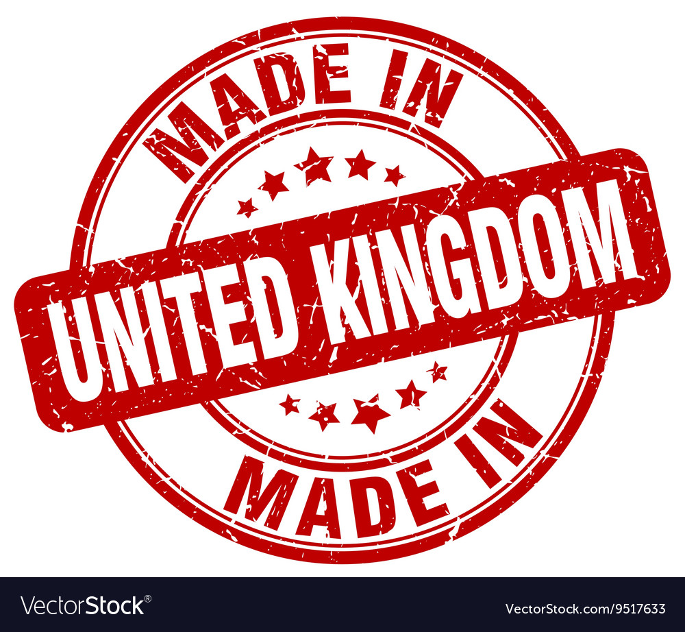 Made in united kingdom royalty free vector image