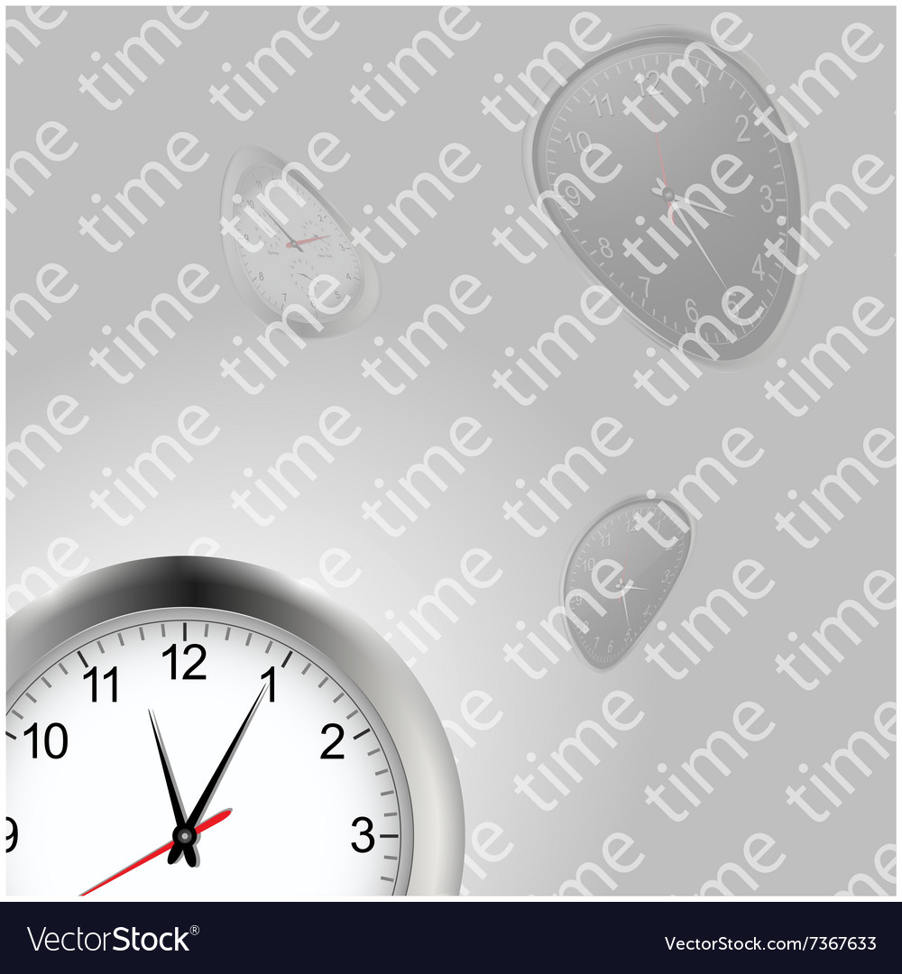 Time and clocks background