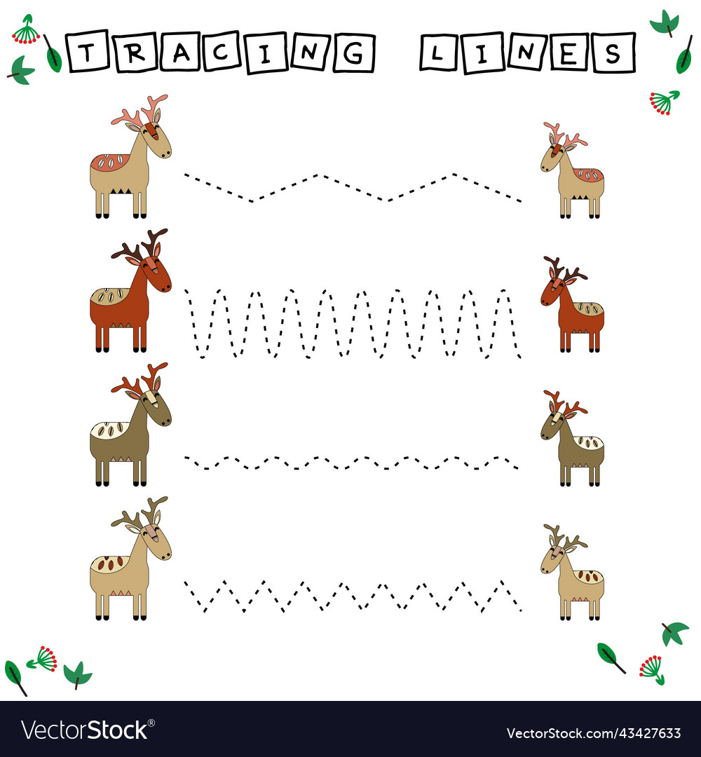 Tracing lines 2 vector image Tracing lines 2