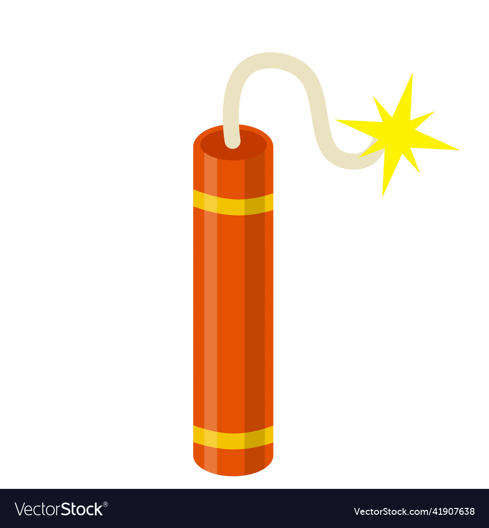 Bomb and explosive objects vector image Bomb and explosive objects