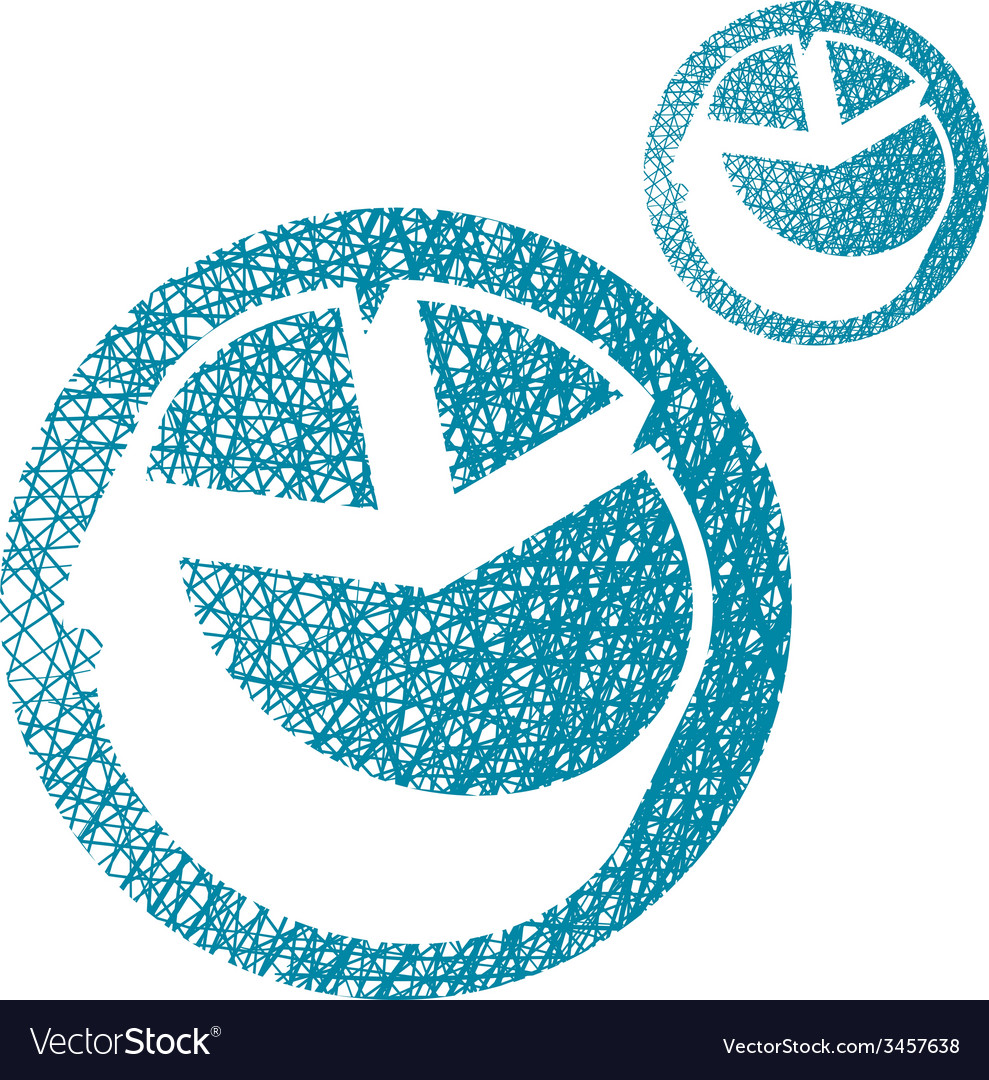 Chart graphics simple single color icon isolated