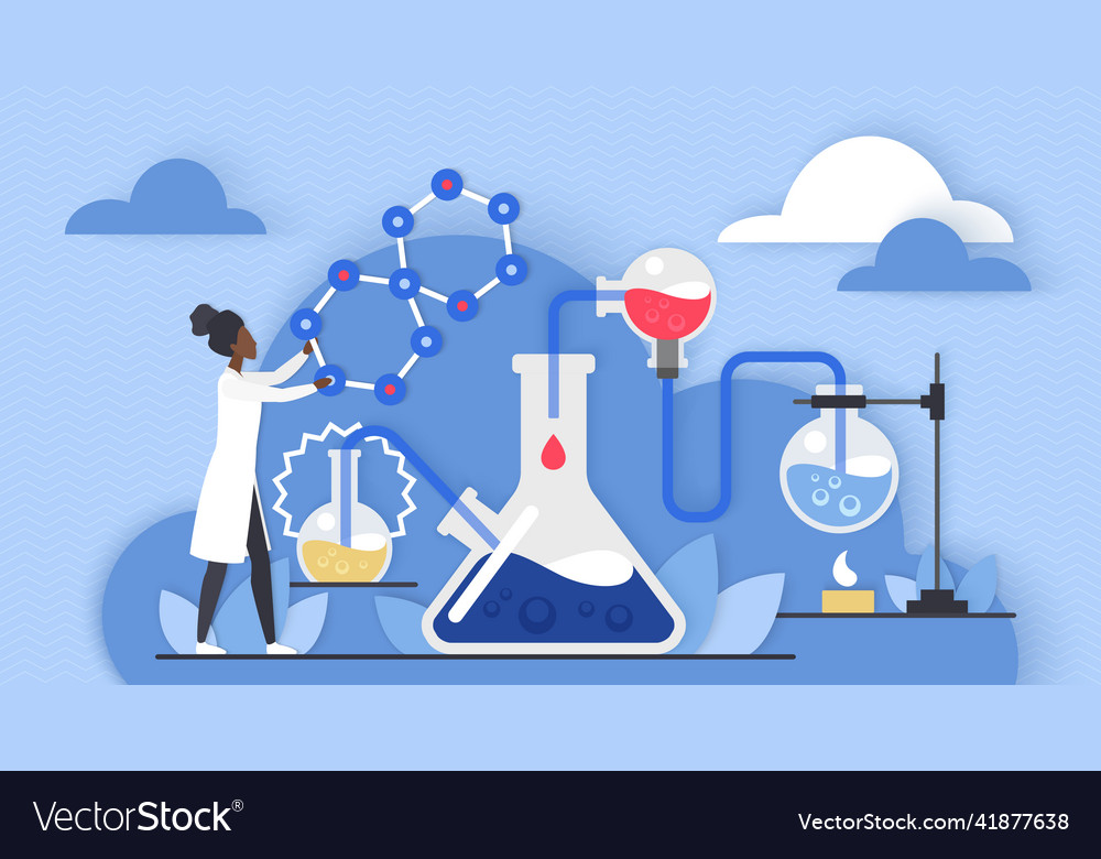 Chemistry Science Laboratory Research Scientific Vector Image