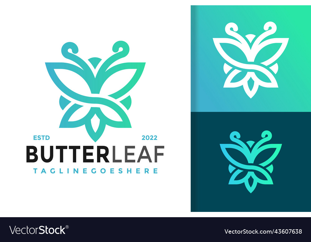 Elegant Butterfly & Leaf Logo