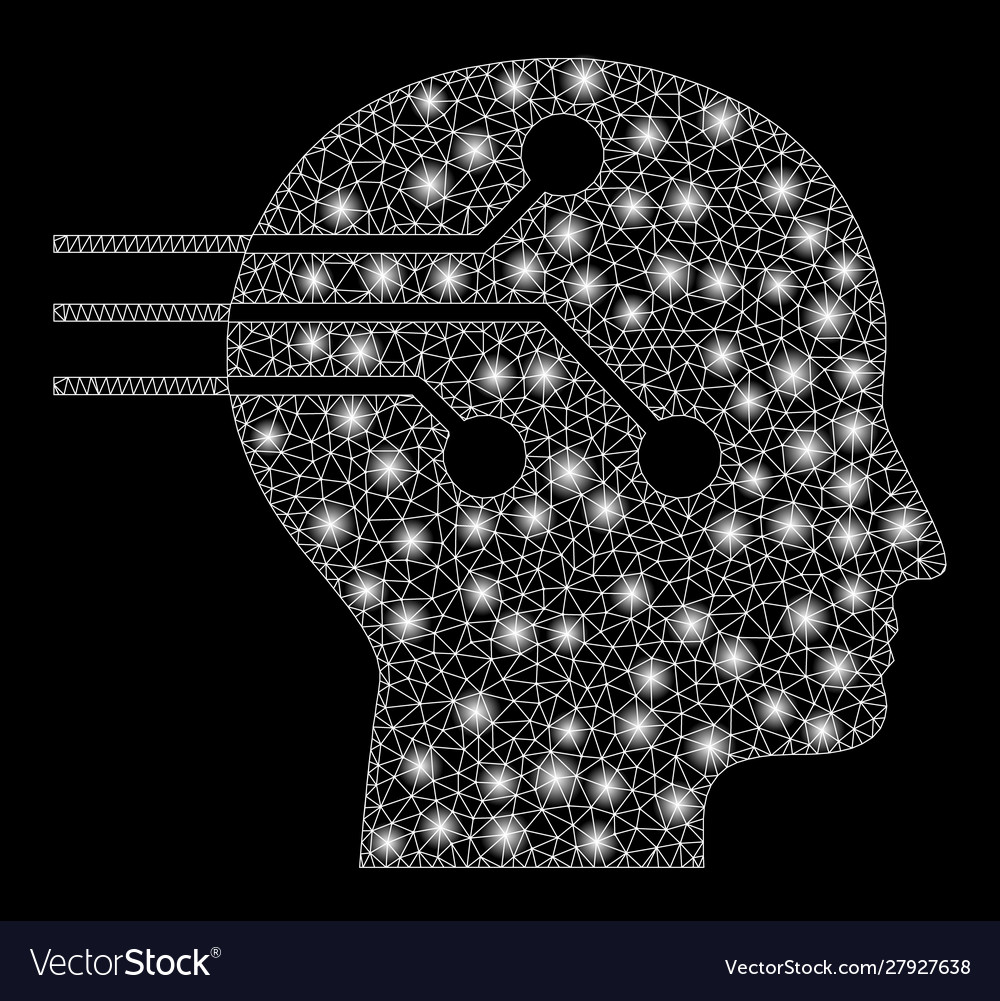 Flare mesh 2d brain interface with spots
