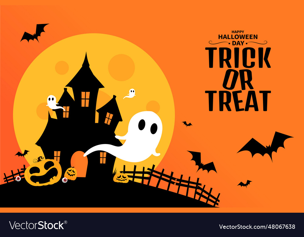 Happy halloween Royalty Free Vector Image - VectorStock