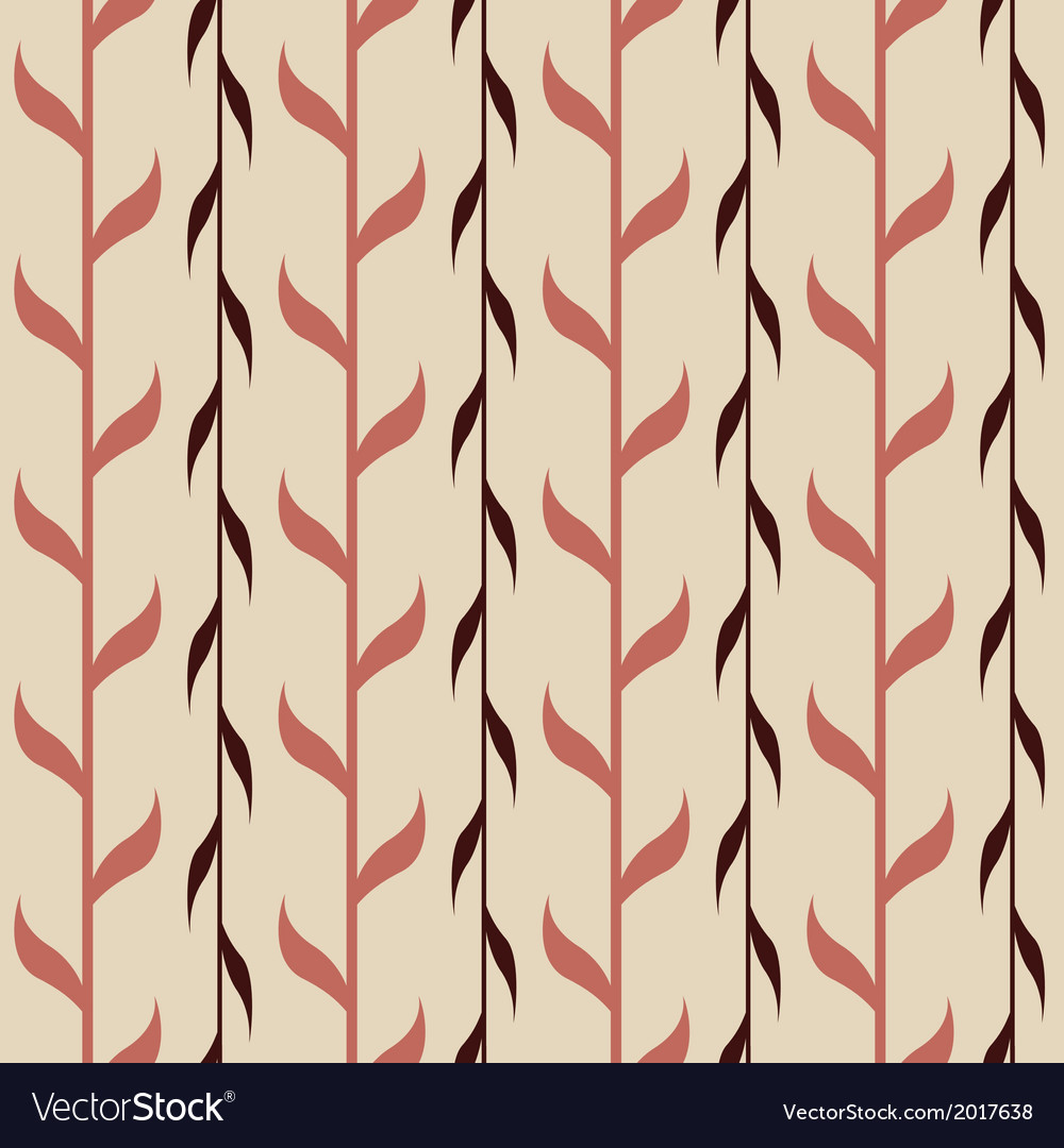 Seamless pattern with branches