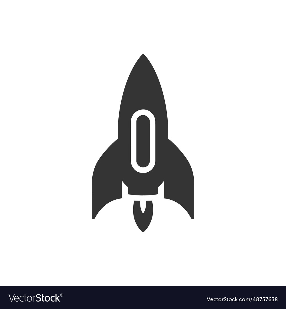 Space rocket icon Royalty Free Vector Image - VectorStock