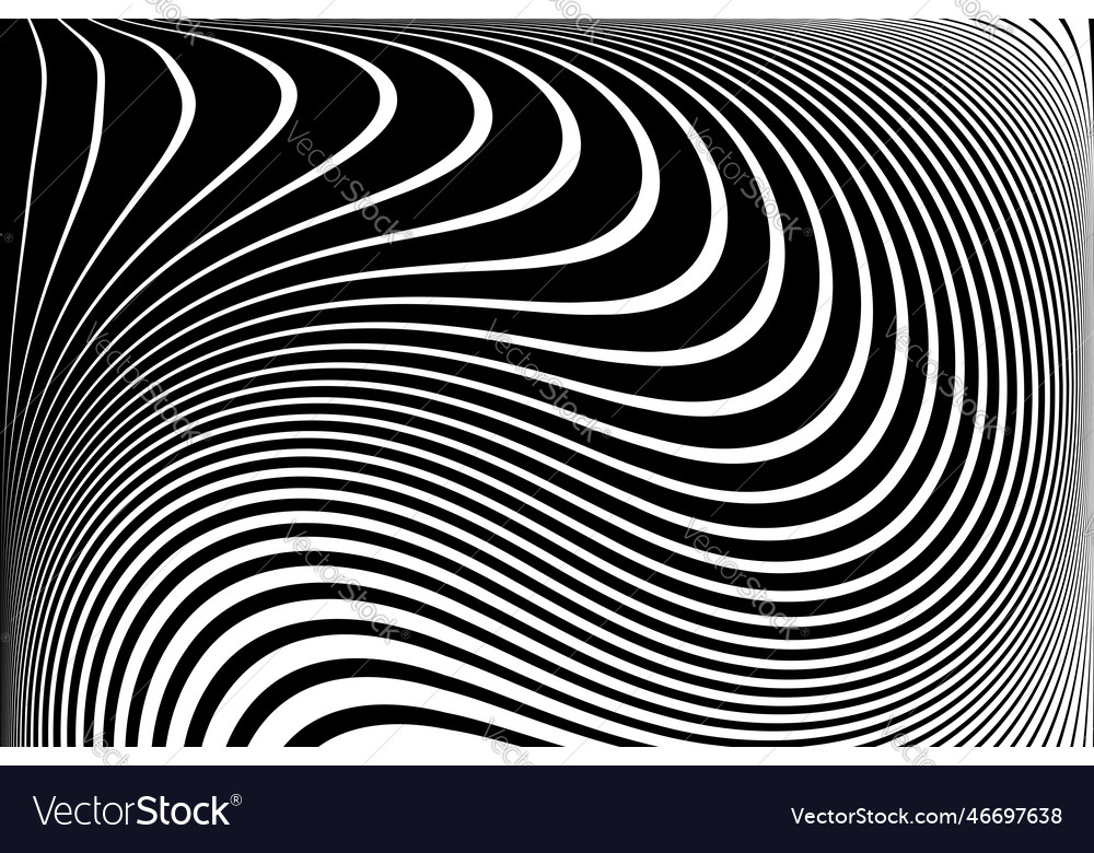 Wavy lines pattern