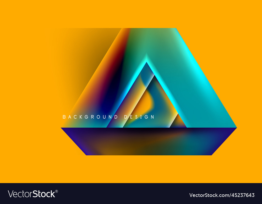 Abstract background with overlapping triangles Vector Image Abstract background with overlapping triangles
