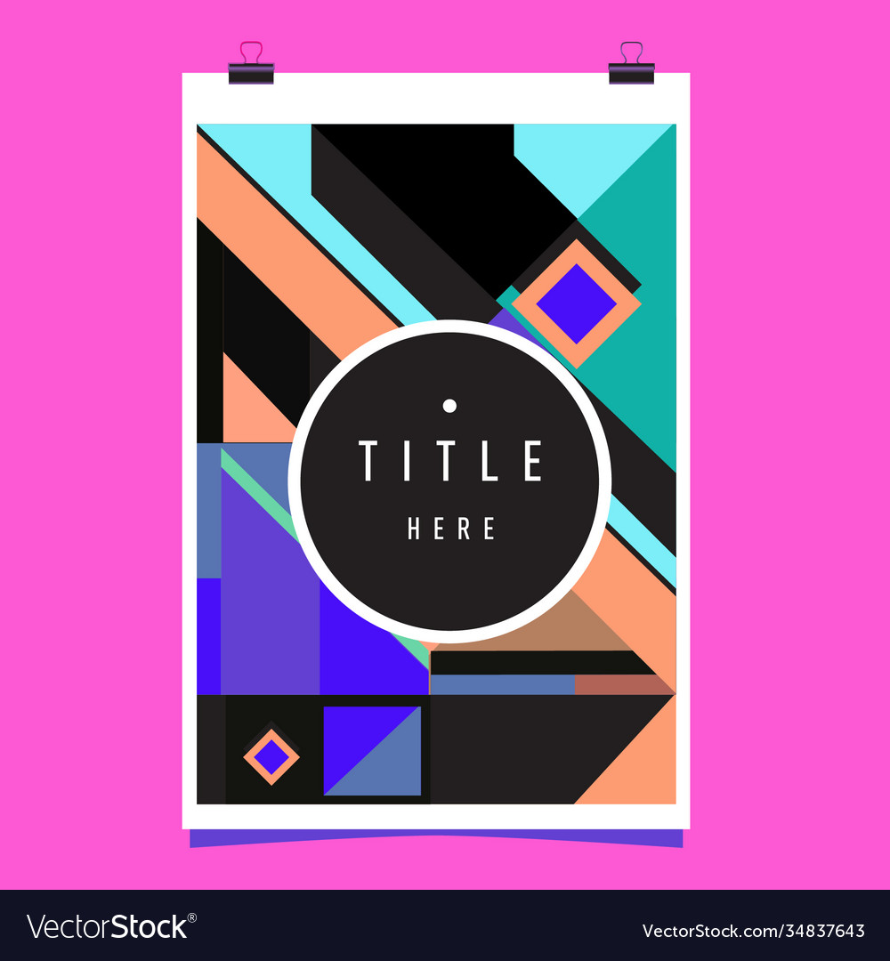 Abstract colorful geometric pattern background