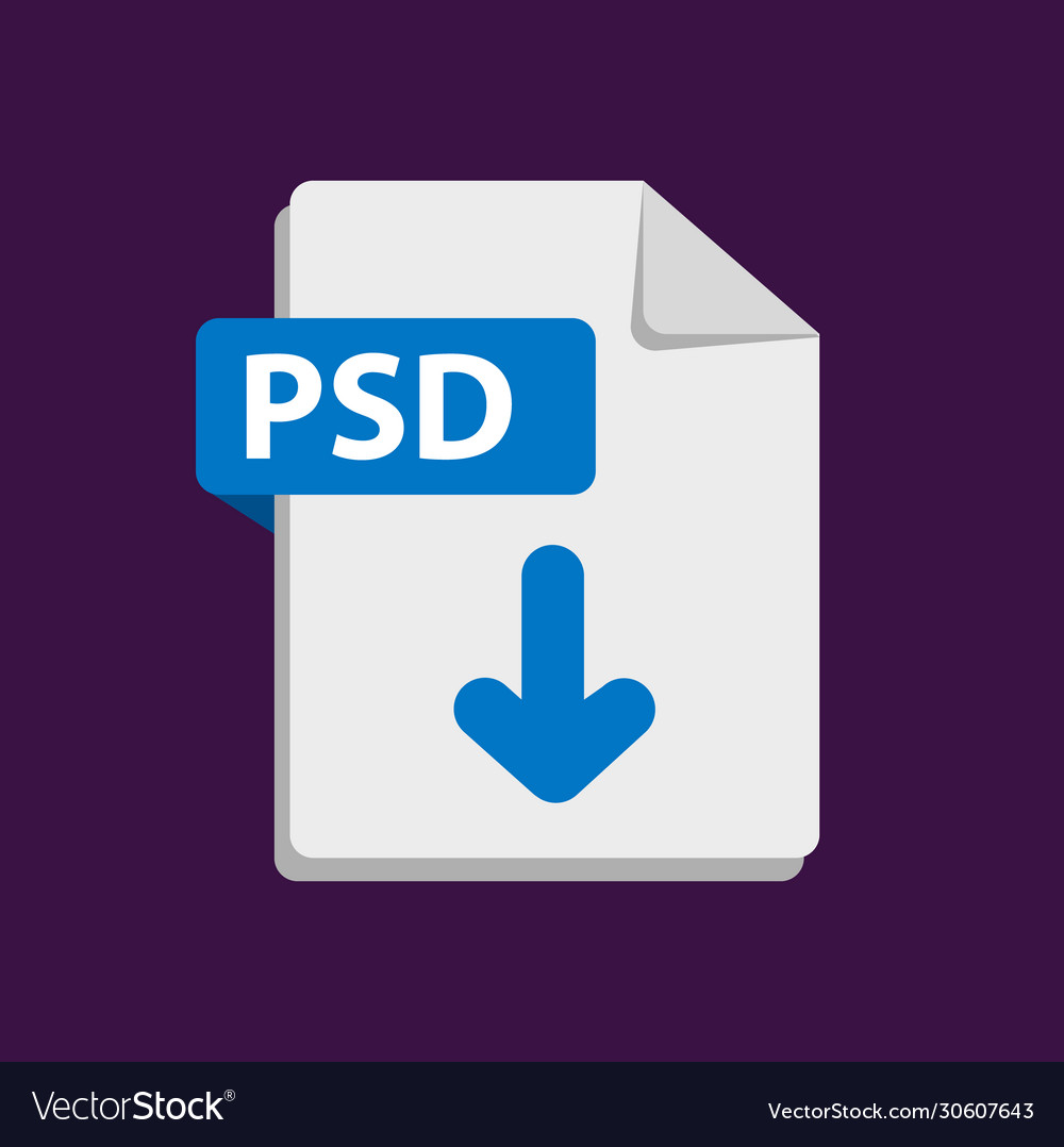 Blue icon psd file format extensions