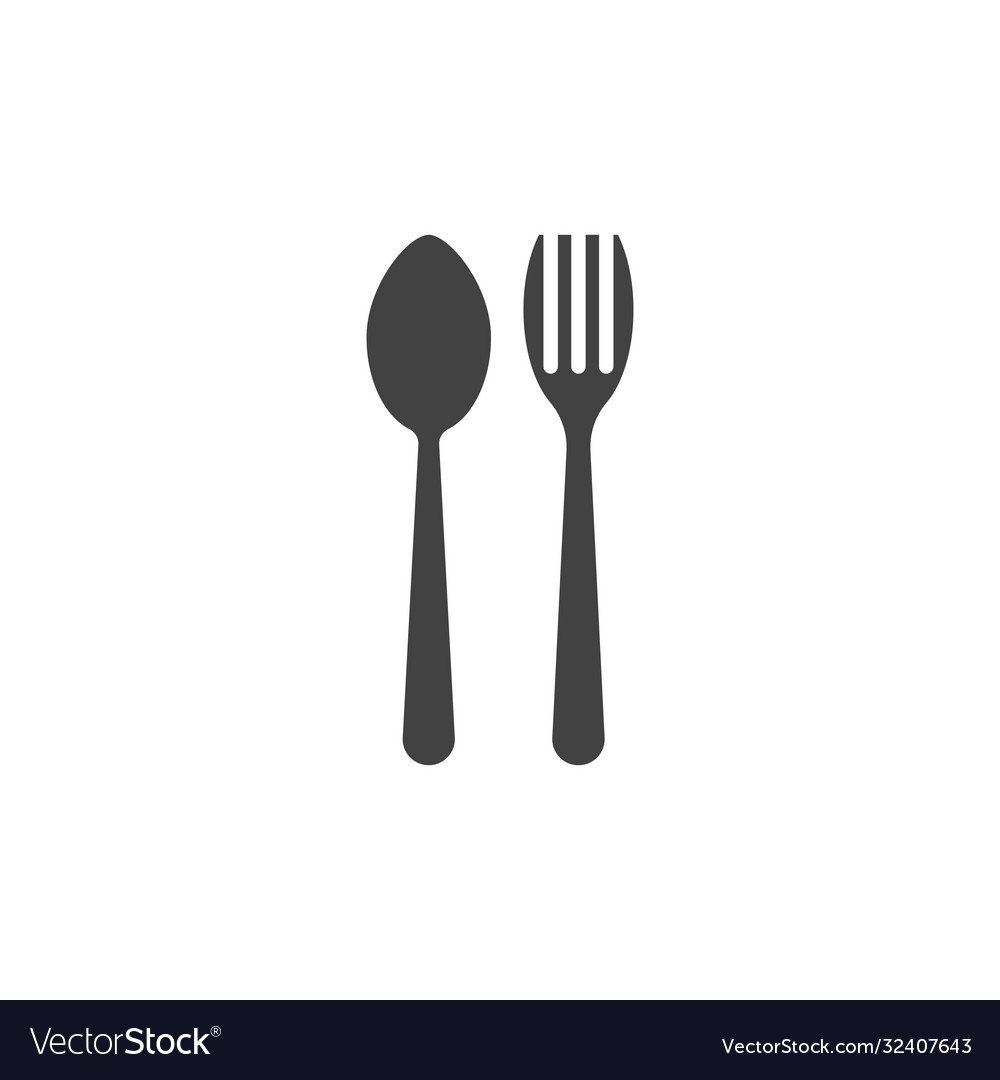 Fork plate spoon icon