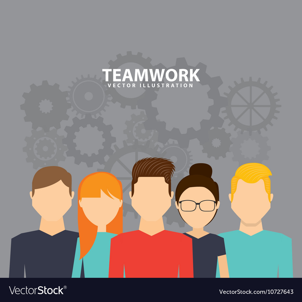 Teamwork people business icon