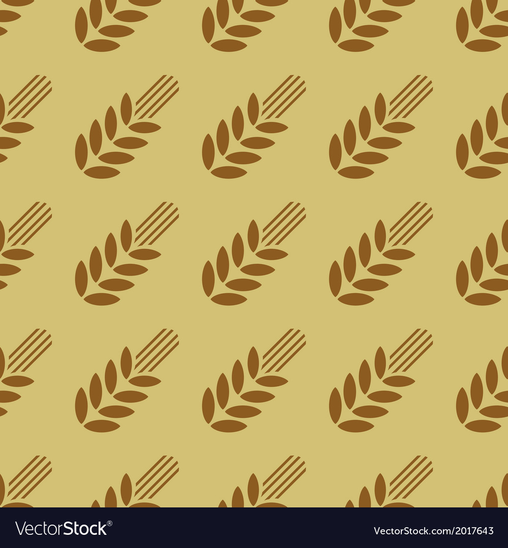 Wheat Seamless Pattern