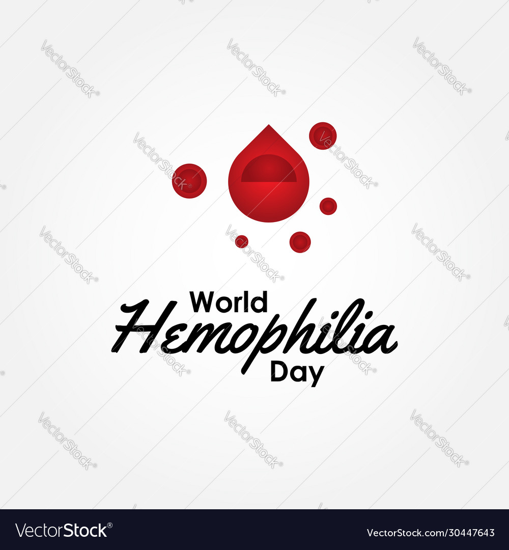 World hemophilia day design for humanity moment