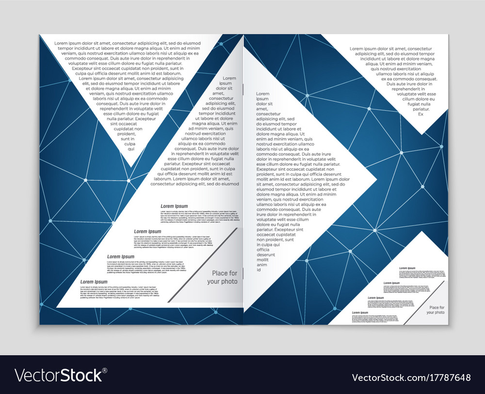 Abstract layout background set for art