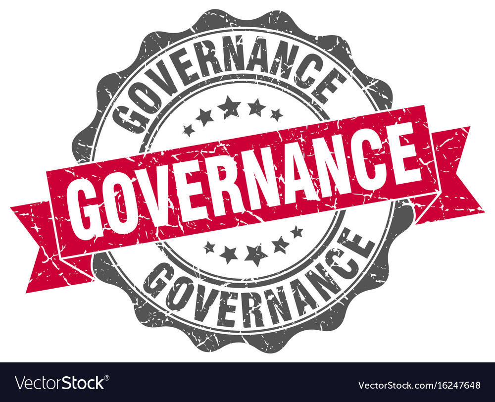 Governance stamp sign seal Royalty Free Vector Image