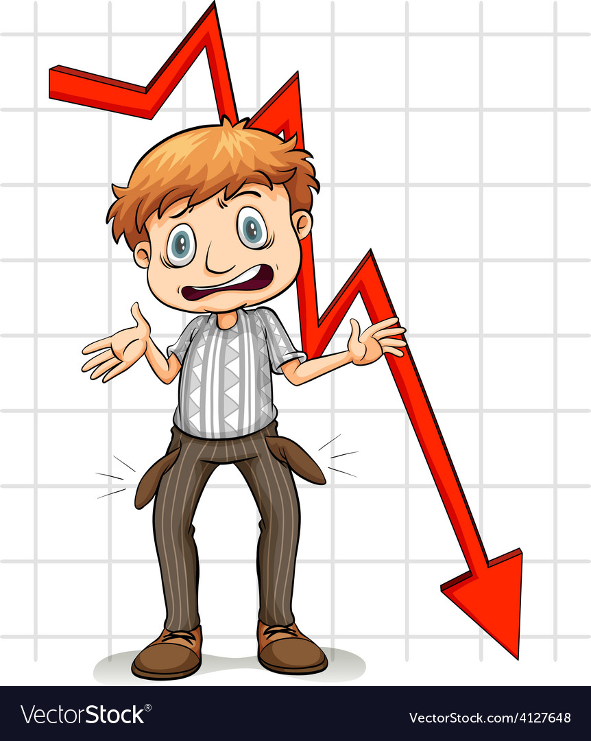 Graph showing a poor man