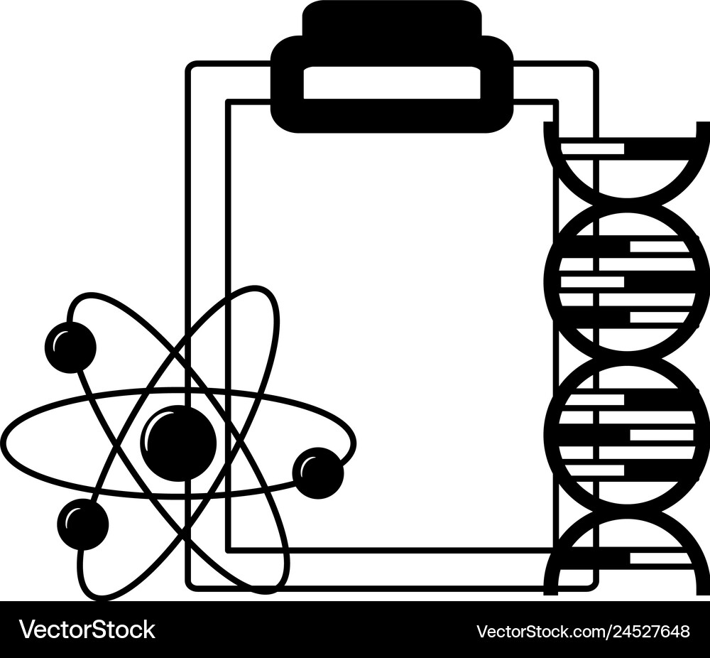 Laboratory molecule science Royalty Free Vector Image