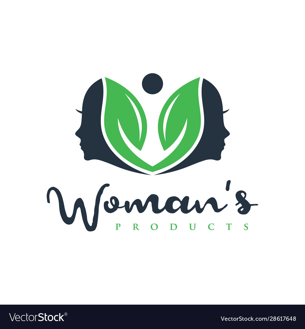 Natural female beauty logo