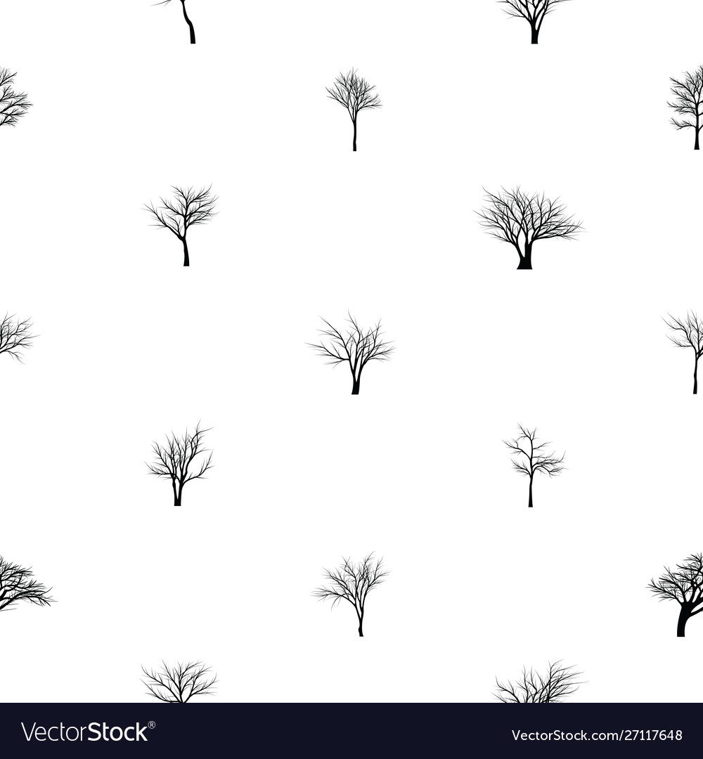 Tree seamless pattern background icon