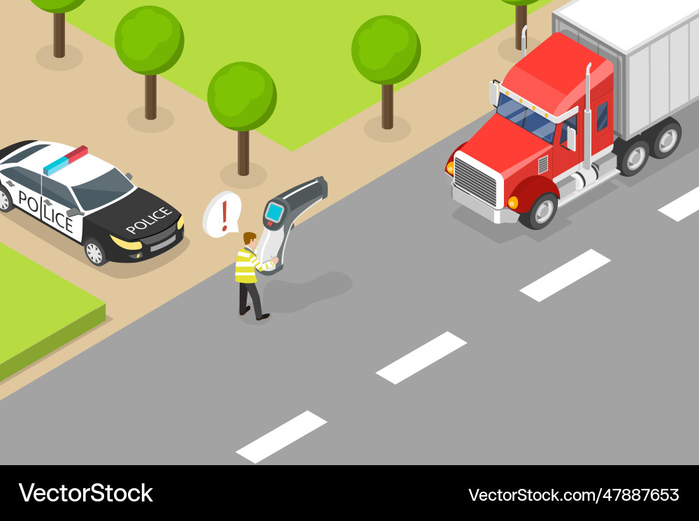 3d isometric flat conceptual Royalty Free Vector Image