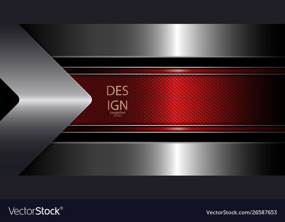 Abstract textural red design with an arrow