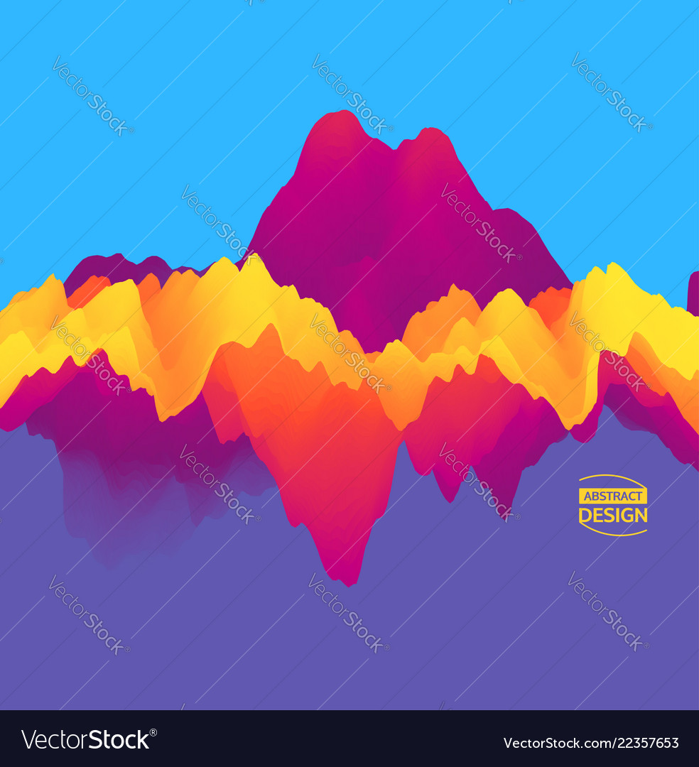 Colorful abstract background dynamic effect vector image Colorful abstract background dynamic effect