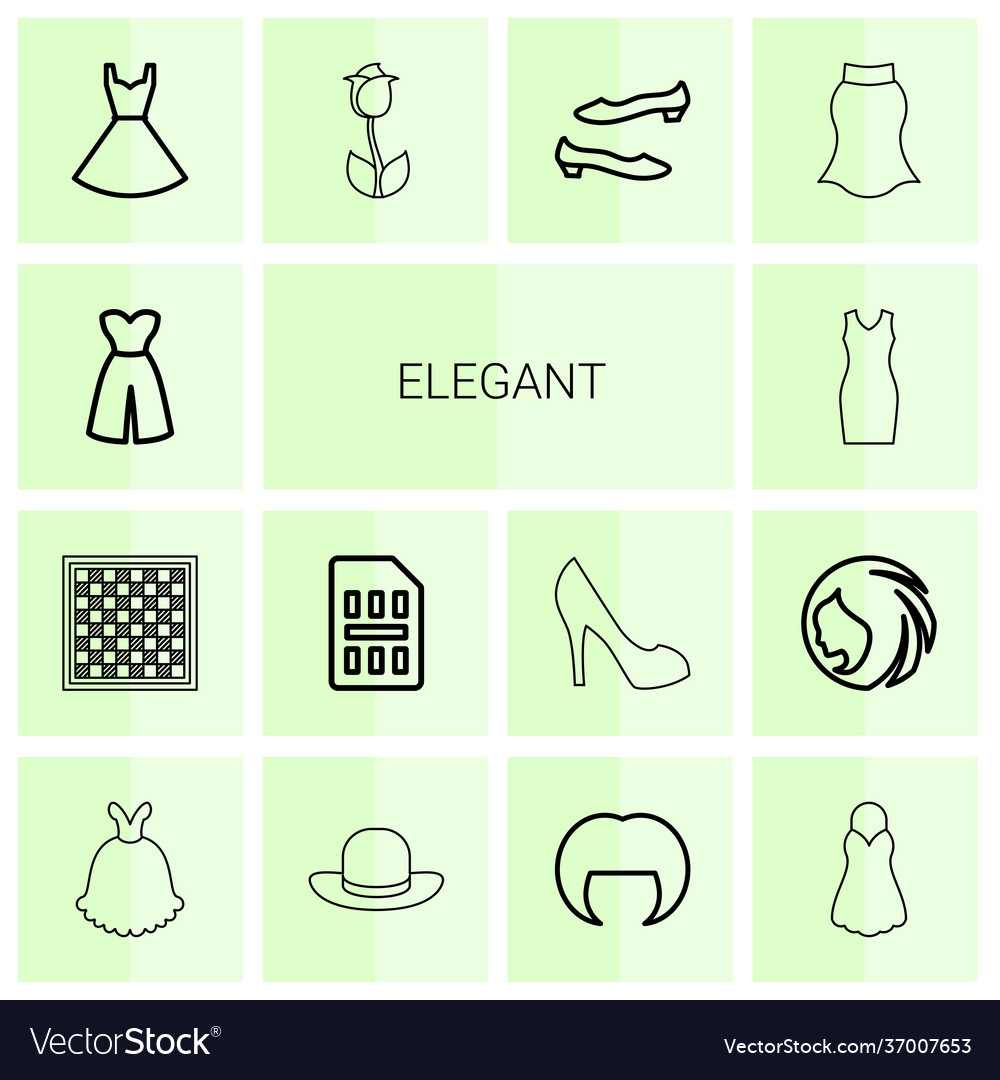 Elegant icons