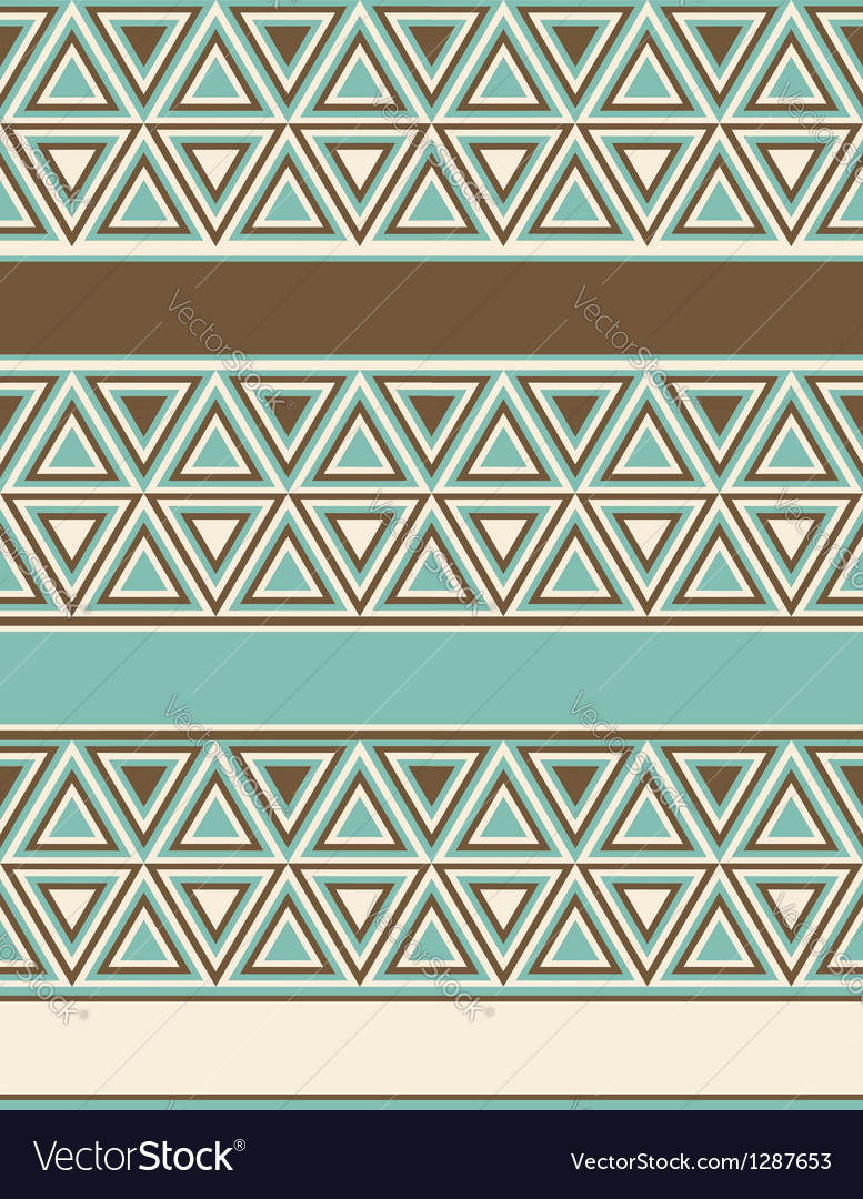 Geometric Triangle Pattern